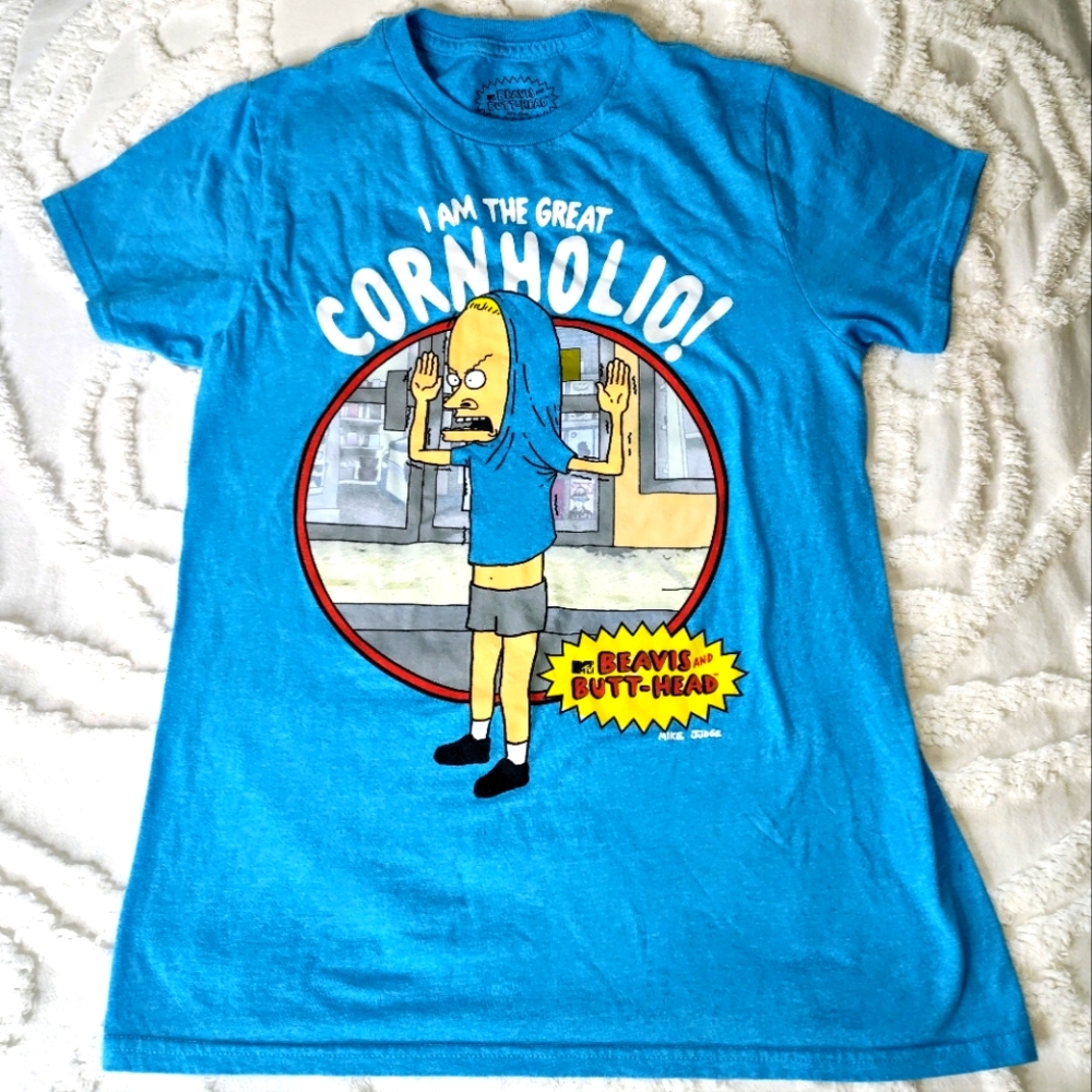 Beavis & Butthead Cornholio Graphic Shirt Small